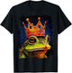 Vintage Toad Frog King Queen T-Shirt - T-Shirt | Black