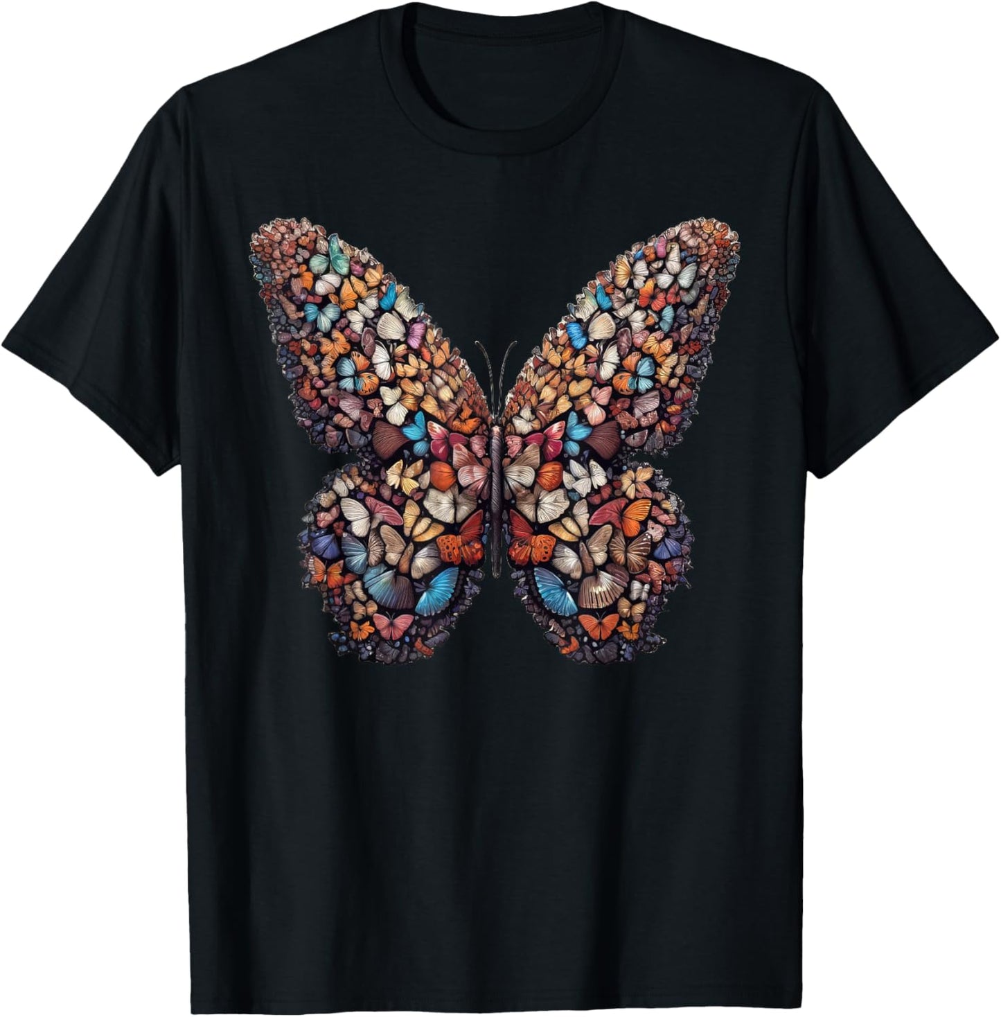 Beautiful Butterflies Butterfly Lover T-Shirt - T-Shirt | Black