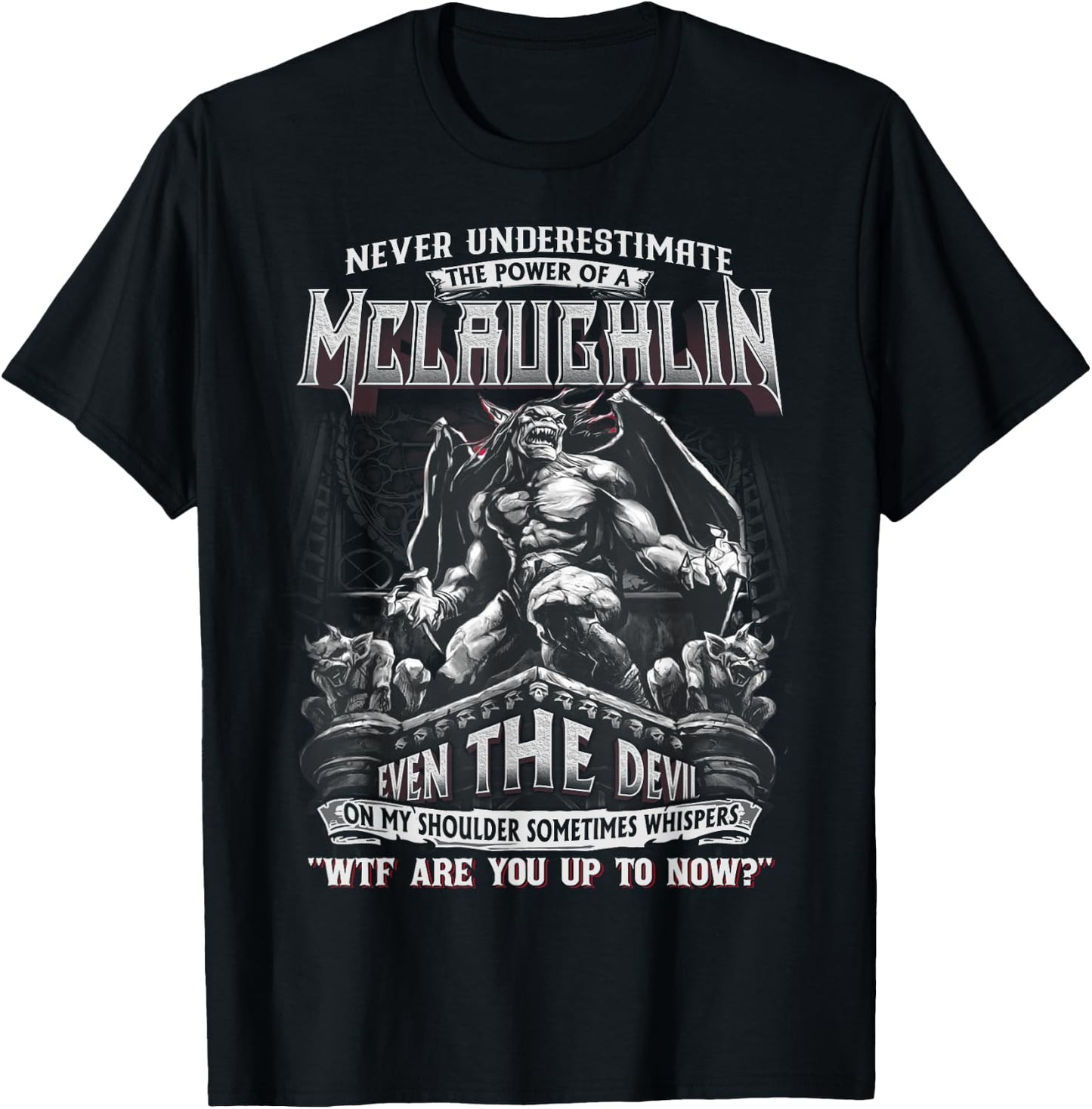 Mclaughlin - Never Underestimate The Power Of A T-Shirt - T-Shirt | Black