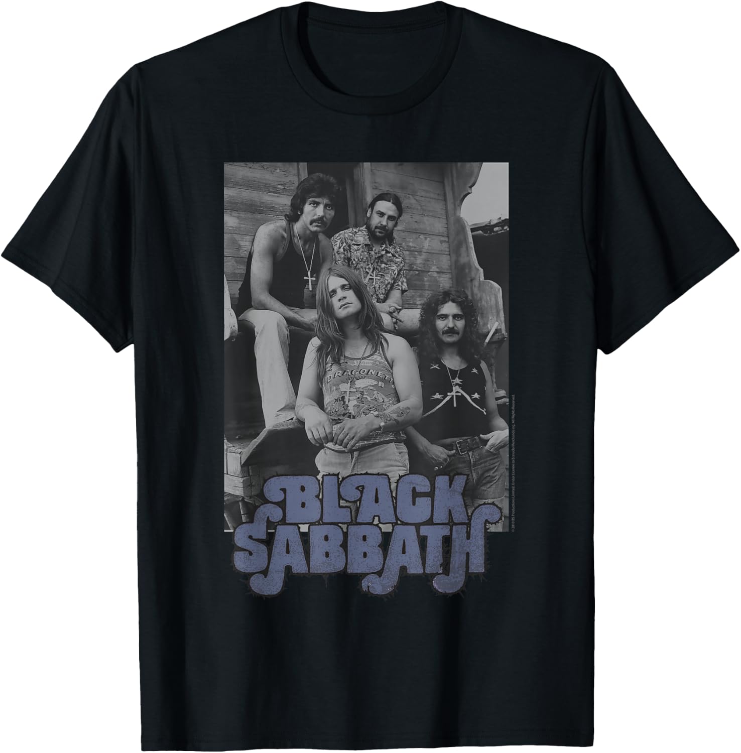 Black Sabbath Retro Photo T-Shirt - T-Shirt | Black