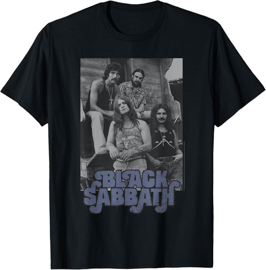 Black Sabbath Retro Photo T-Shirt - T-Shirt | Black
