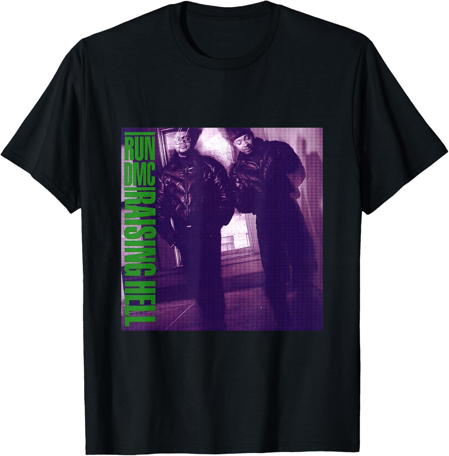 RUN DMC Raising Hell Cover T-Shirt - T-Shirt | Black