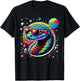 Cool Snake 80s Retrowave 90s Vaporwave Snake T-Shirt - T-Shirt | Black