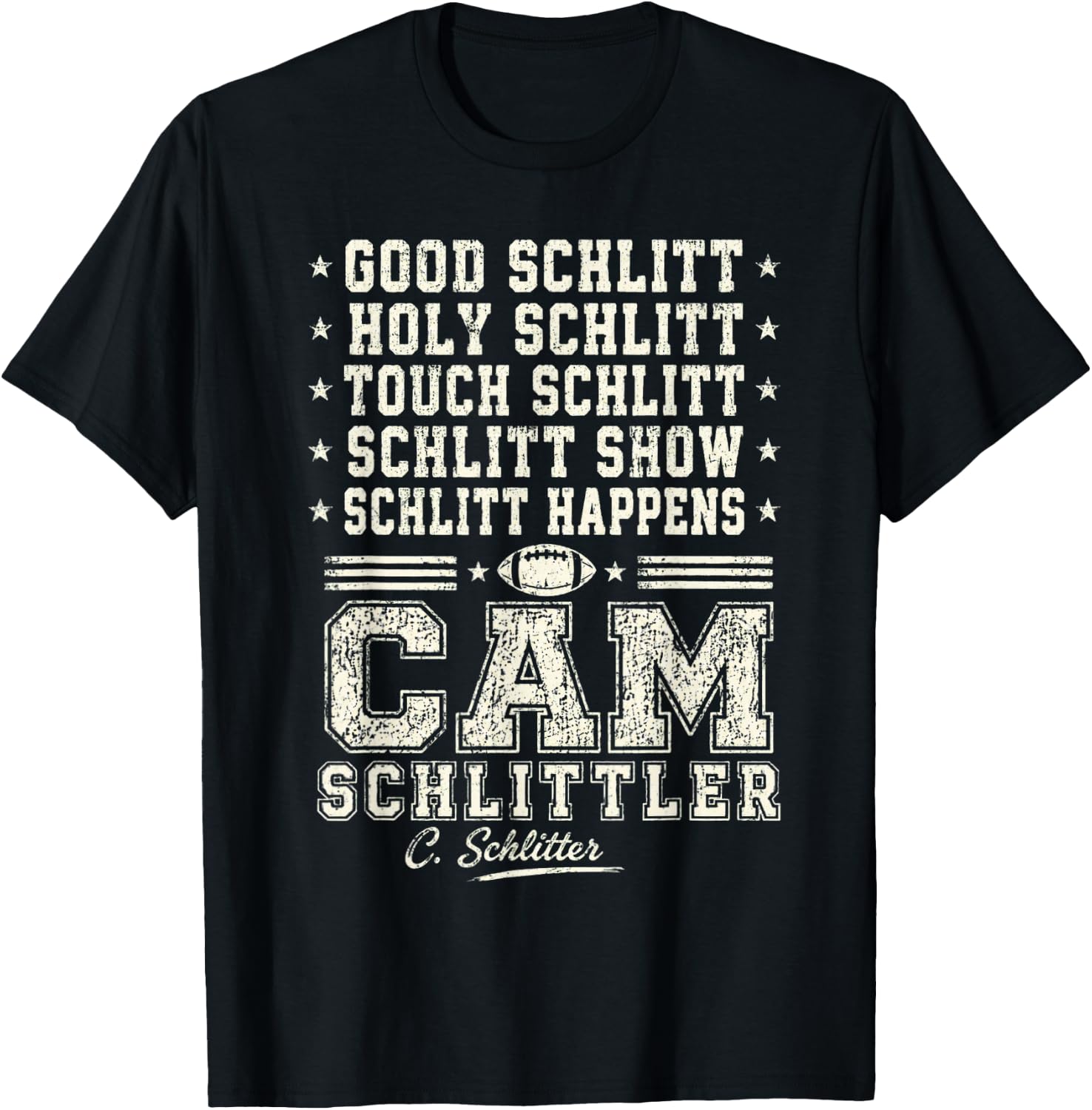 Good Schlitt Holy Schlitt Cam Schlittler Baseball Sarcastic T-Shirt - T-Shirt | Black