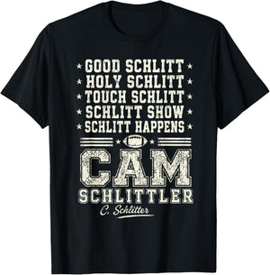 Good Schlitt Holy Schlitt Cam Schlittler Baseball Sarcastic T-Shirt - T-Shirt | Black