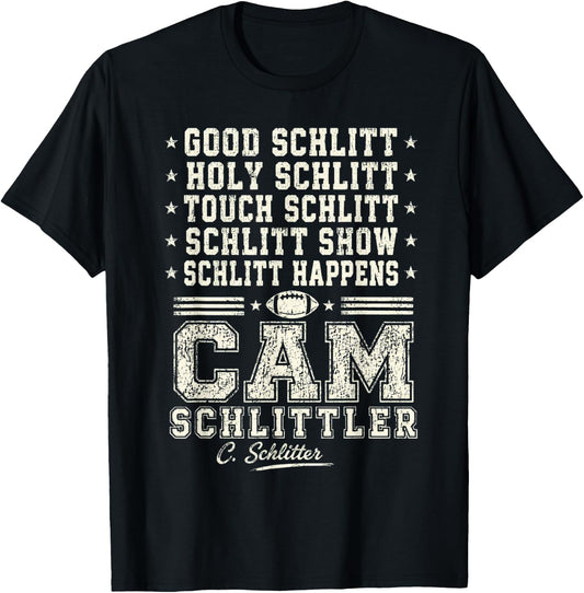 Good Schlitt Holy Schlitt Cam Schlittler Baseball Sarcastic T-Shirt - T-Shirt | Black