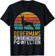 Dobermans are the Definition of Pawfection Doberman T-Shirt - T-Shirt | Black