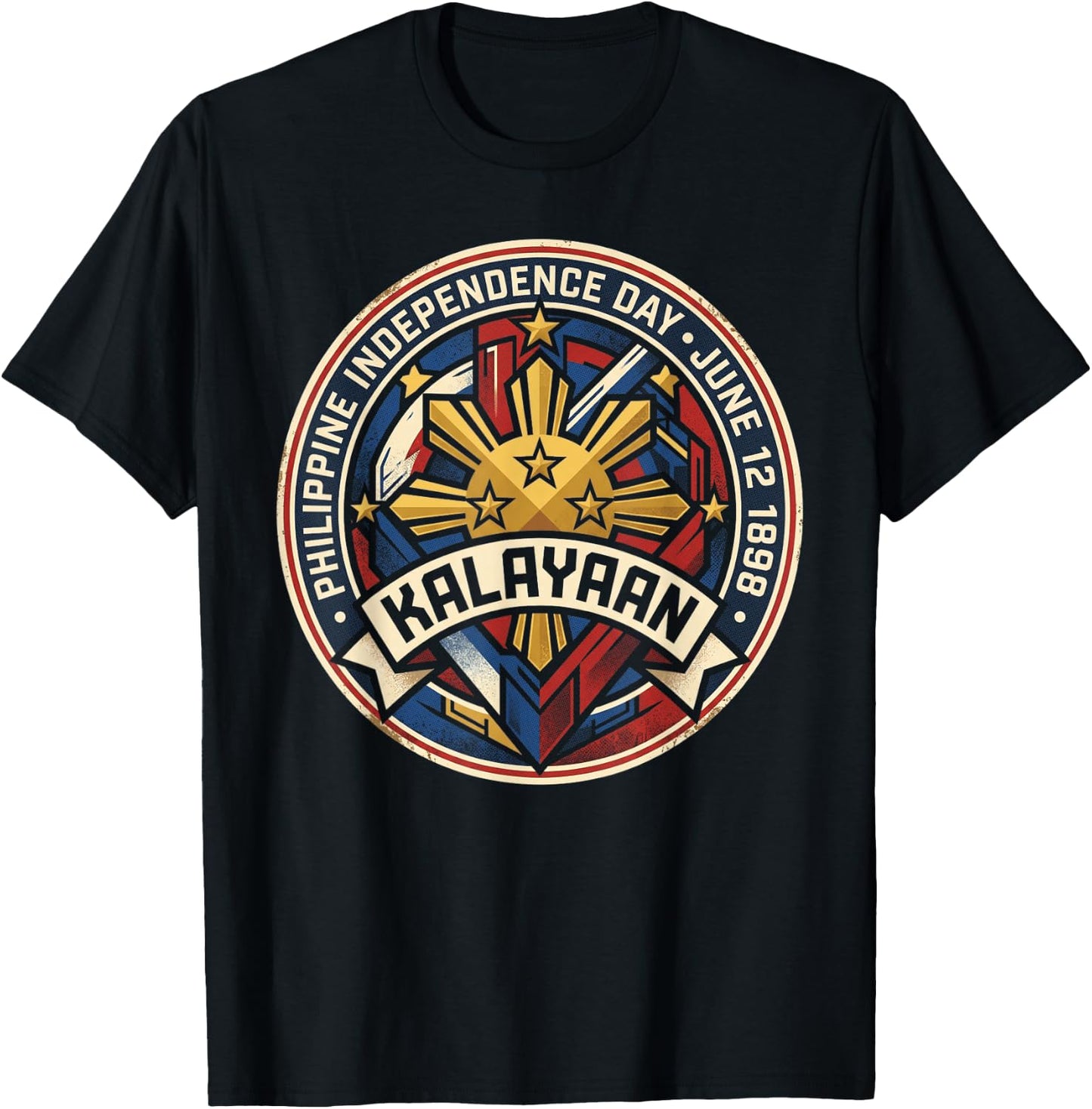Kalayaan Philippine Independence Day June 12 T-Shirt - T-Shirt | Black