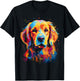 Golden retriever puppy dog T-Shirt - T-Shirt | Black