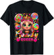 Bonbon d'Halloween amusant Candy a Queen Lollipop Lover Girls Coloré T-Shirt - T-Shirt | Black
