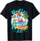 Besties Cruise 2025 Tie Dye Flamingo Cruise Squad Girls Trip T-Shirt - T-Shirt | Black
