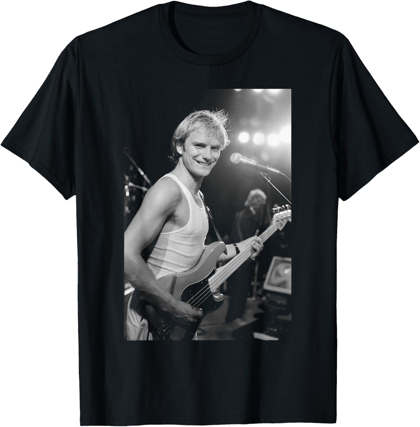 Sting, singer of The Police, on American tour in 1980 T-Shirt - T-Shirt | Black