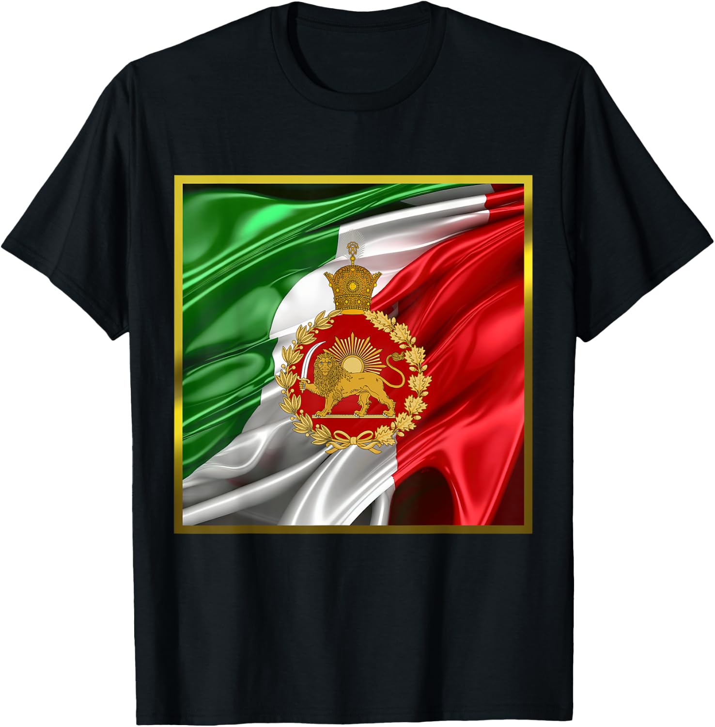 Pahlavi dynasty city police Persian Empire T-Shirt - T-Shirt | Black
