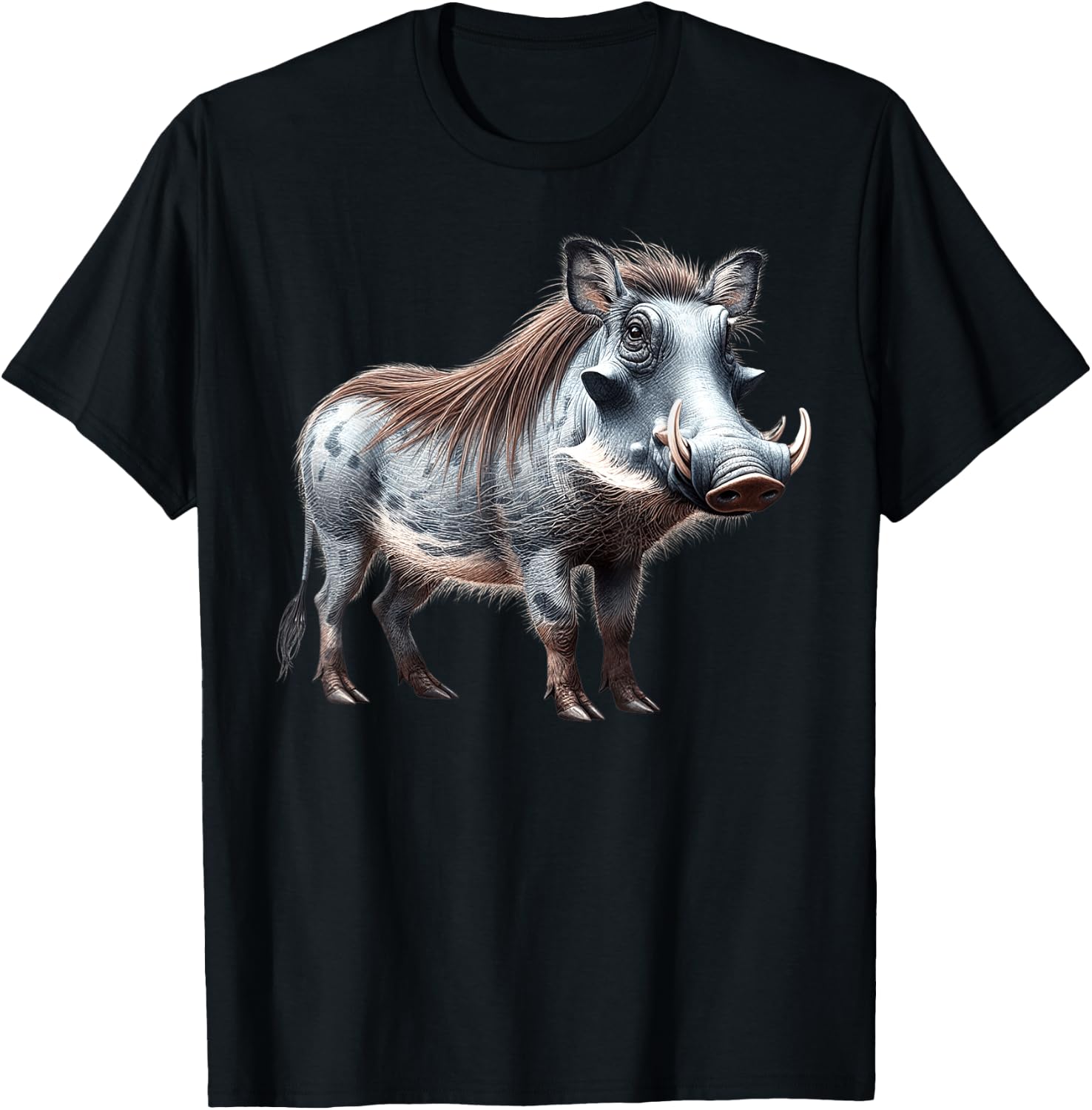Warthog , Black, S T-Shirt - T-Shirt | Black