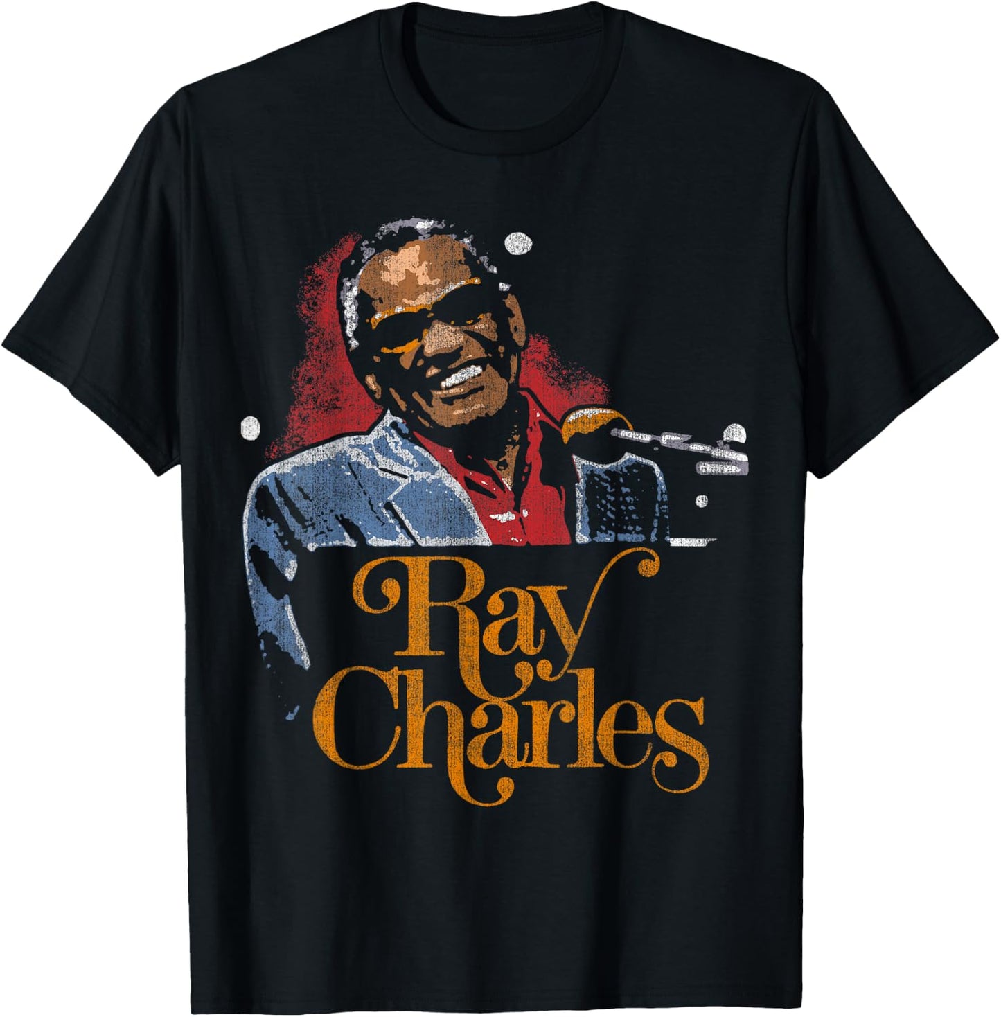 Ray Charles - Ein Millionen-Dollar-Lächeln T-Shirt - T-Shirt | Black