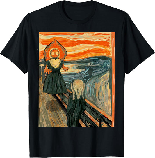 Funny Cryptids - Flatwoods Monster West Virginia Souvenir T-Shirt - T-Shirt | Black