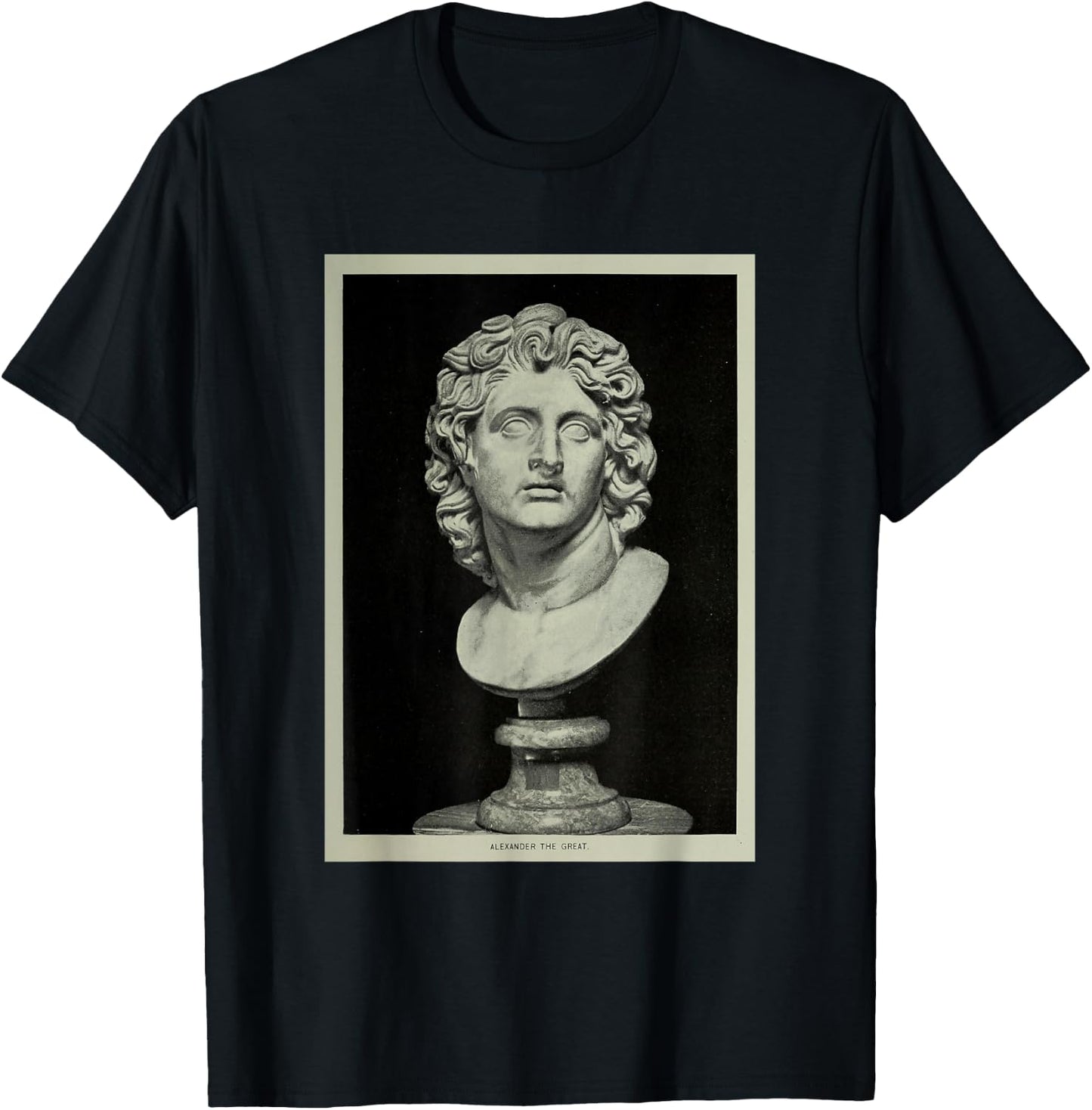 Alexander The Great Portrait Sculpture (1915) T-Shirt - T-Shirt | Black