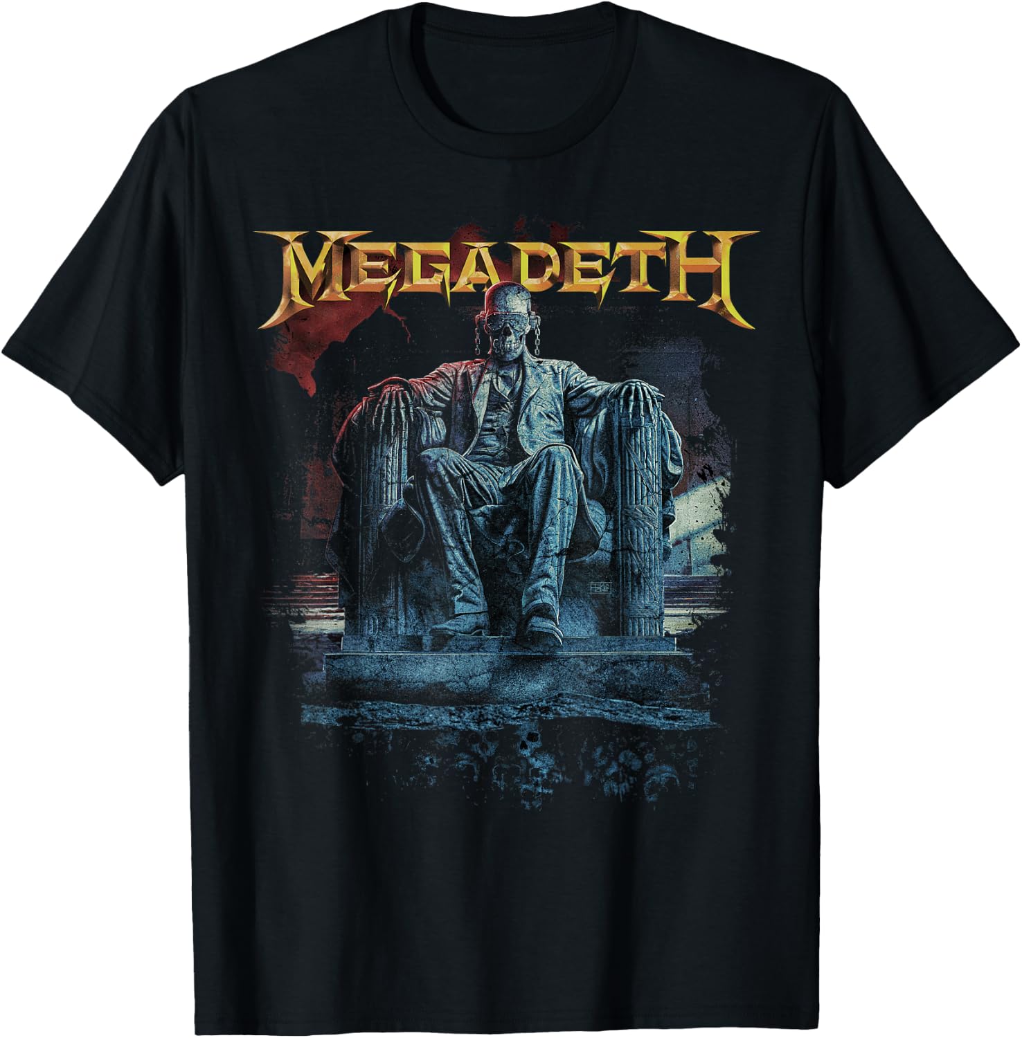 Megadeth - Vic Lincoln T-Shirt - T-Shirt | Black