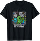Minecraft Adventure Is an Attitude Aggressive Mobs Poster Shirt T-Shirt - T-Shirt | Black