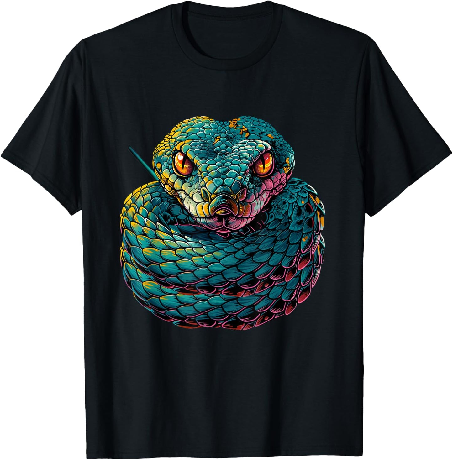 Pit Viper Snake T-Shirt - T-Shirt | Black
