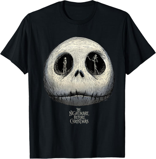 The Nightmare Before Christmas Jacks Eyes , black T-Shirt - T-Shirt | Black