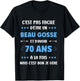 Humor 70th Birthday Man 70 Years , Black, S T-Shirt - T-Shirt | Black
