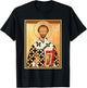 St. John Chrysostom Eastern Orthodox Byzantine Art Church T-Shirt - T-Shirt | Black