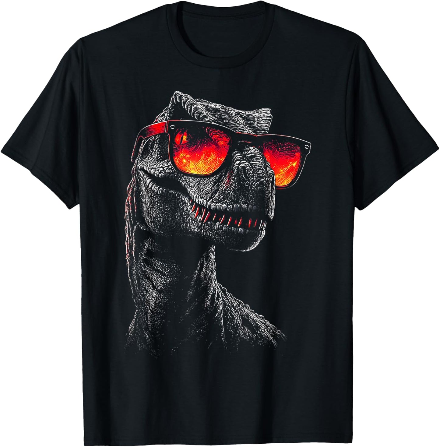 Lunettes de Soleil Dinosaures T-Shirt - T-Shirt | Black
