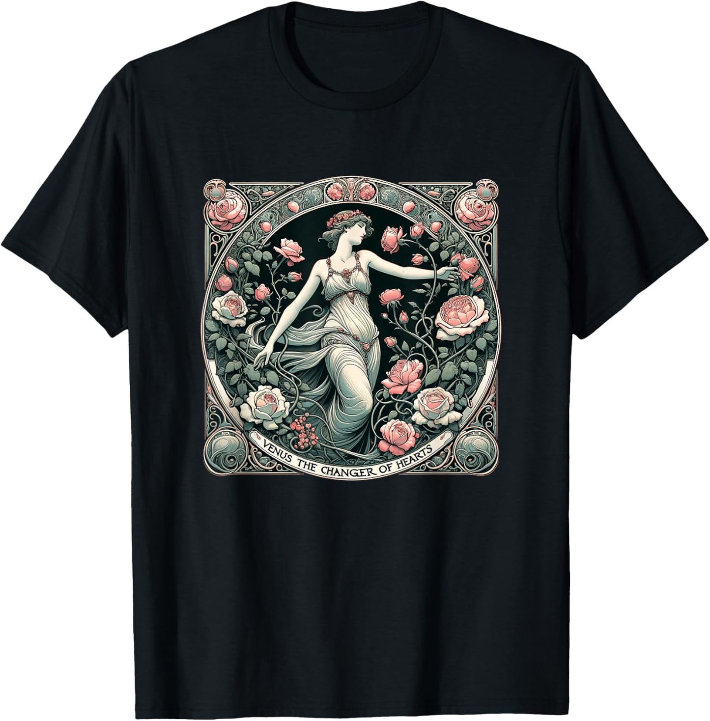 Venus The Changer Of Hearts Roman Goddess T-Shirt - T-Shirt | Black