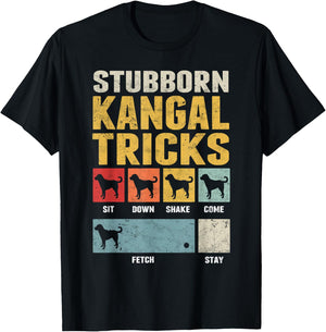 Kangal Shepherd Dog Clothing Kangal Dog Tricks - -Adults, Black, Small, Short Sleeve T-Shirt - T-Shirt | Black