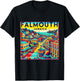 Falmouth Jamaica Shirt Family Trip Retro Port City Skyline T-Shirt - T-Shirt | Black