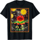 Monstrous Creature Emerging Retro 80s Dark Fantasy Art T-Shirt - T-Shirt | Black