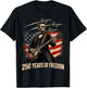 Abraham Lincoln Skeleton Rock Guitar Patriotic 4th of July T-Shirt - T-Shirt | Black