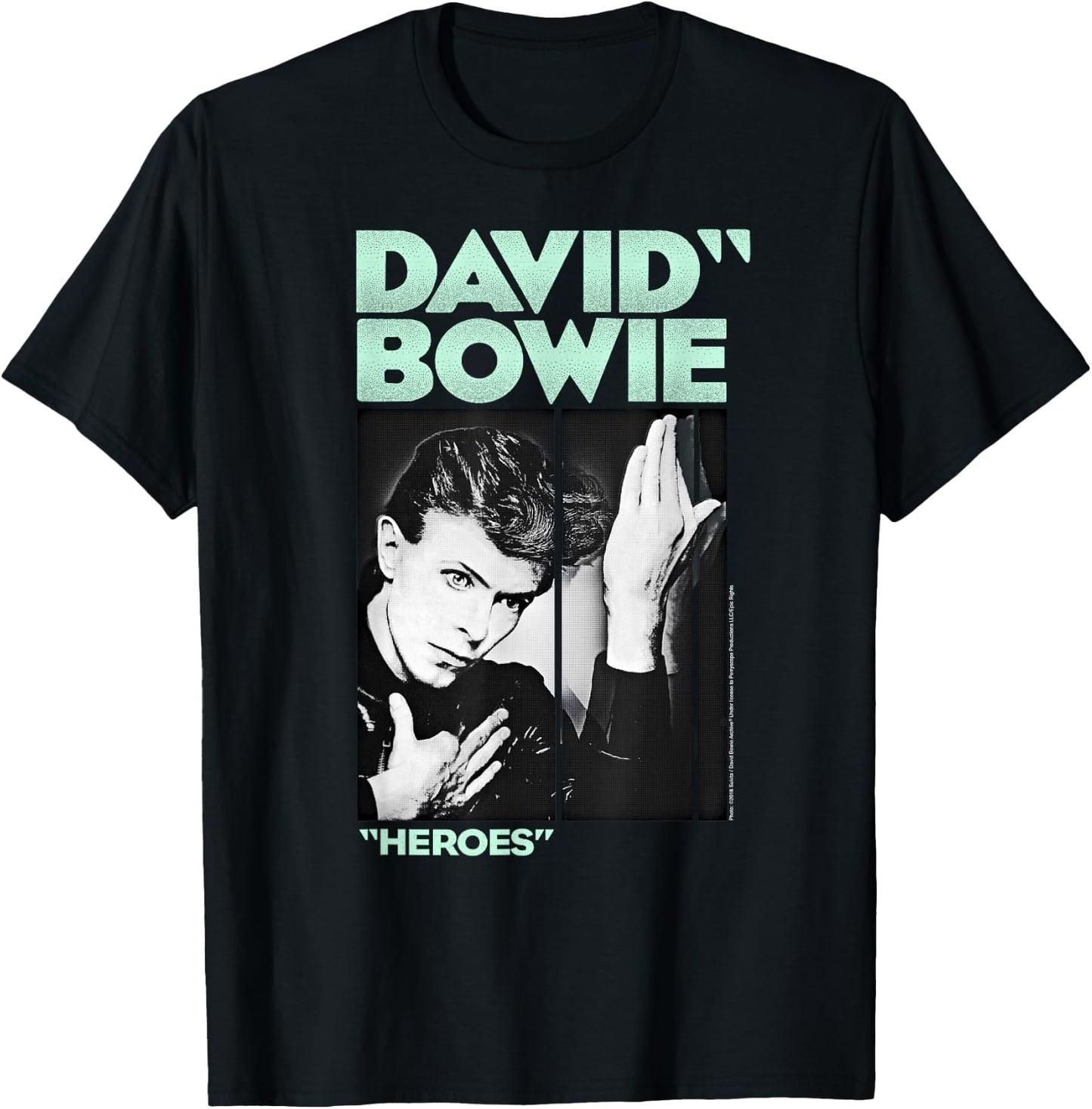 David Bowie - Festive Heroes T-Shirt - T-Shirt | Black
