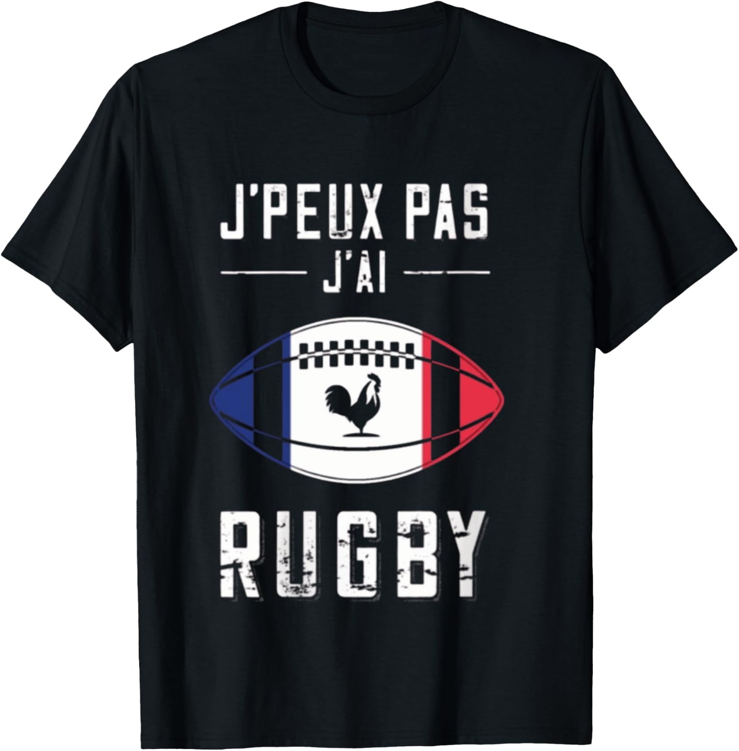 Je Peux Pas J'ai Rugby – Rugby Player Gift, Black, S T-Shirt - T-Shirt | Black