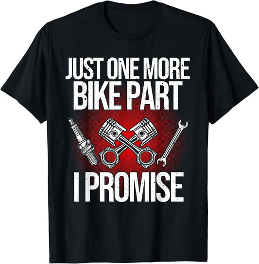 Funny Motorcycle Mechanic Gift Motorbike Repairman Men T-Shirt - T-Shirt | Black
