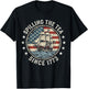 Fun 4th of July Spilling The Tea Since 1773 American Flag T-Shirt - T-Shirt | Black