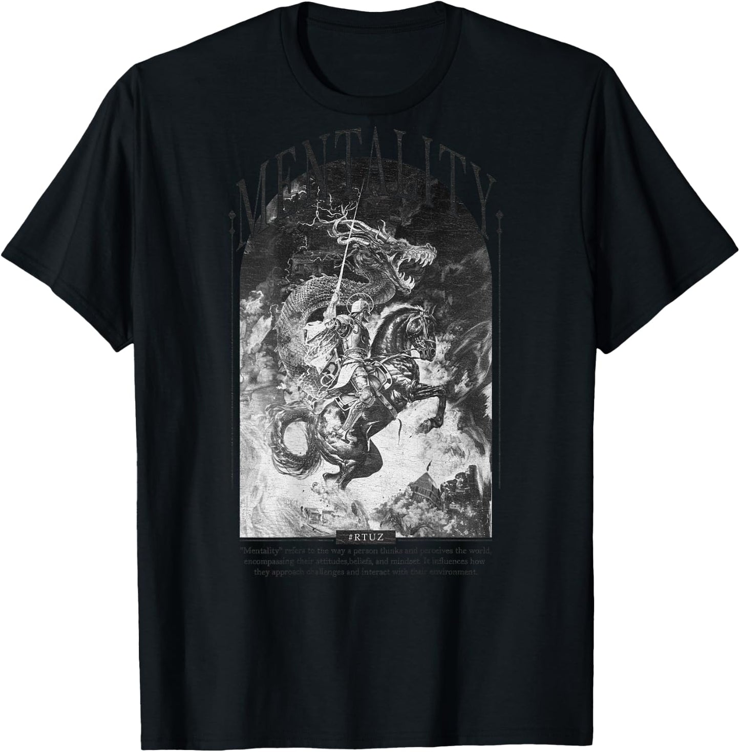Modern Hip Hop Vintage Graffiti Urban Backprint Streetwear , White T-Shirt - T-Shirt | Black
