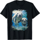 Fort Myers Beach Florida Love The Manatees T-Shirt - T-Shirt | Black