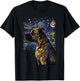 Presa Canario Starry Night Cane Corso Dogo Canario T-Shirt - T-Shirt | Black