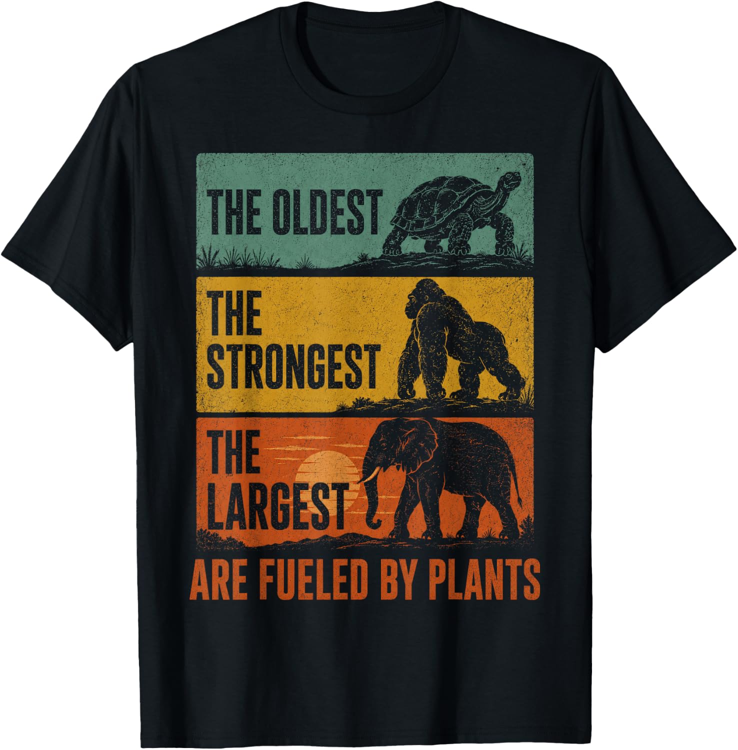 Vegan Vegetarian Herbivore Veganism T-Shirt - T-Shirt | Black