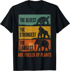 Vegan Vegetarian Herbivore Veganism T-Shirt - T-Shirt | Black