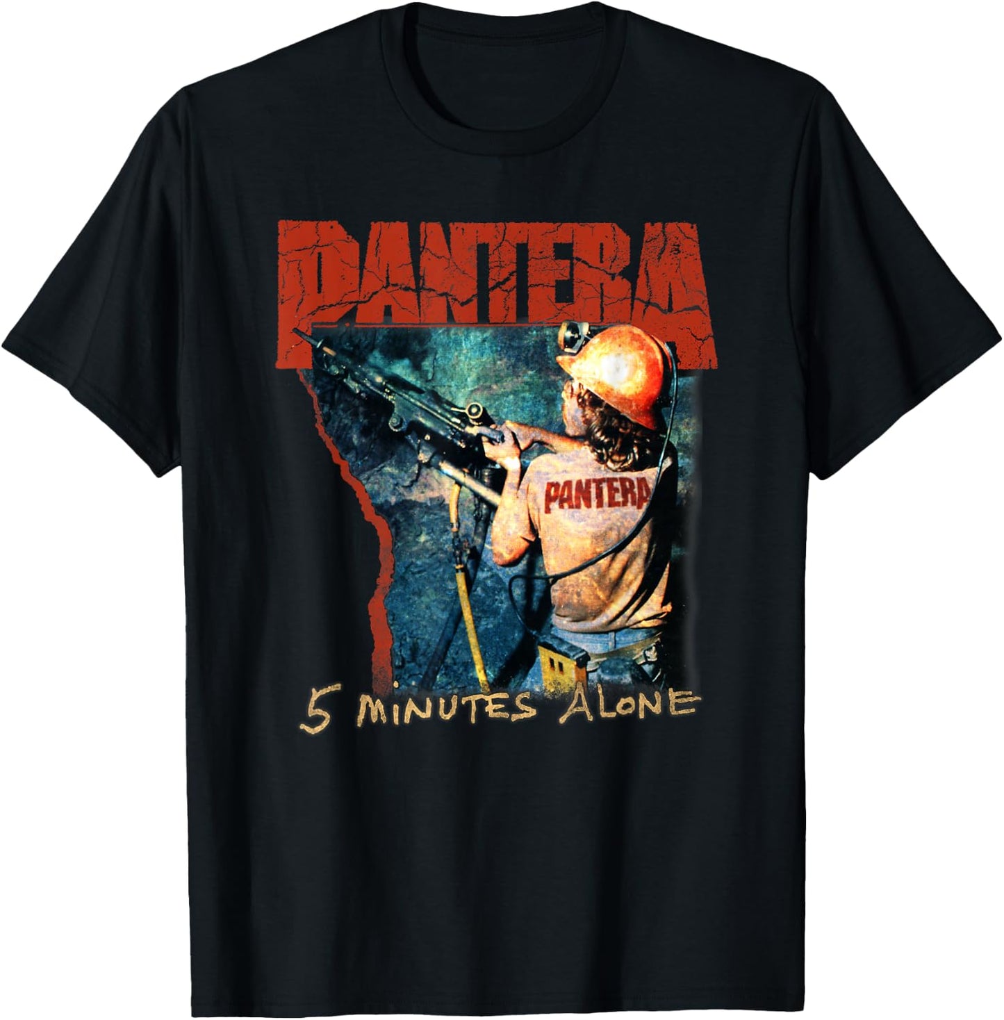 Pantera Offizielles 5 Minuten allein T-Shirt - T-Shirt | Black
