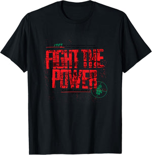 Public Enemy Bekämpfe die Macht du magst | 90's Vintage Legends , black T-Shirt - T-Shirt | Black