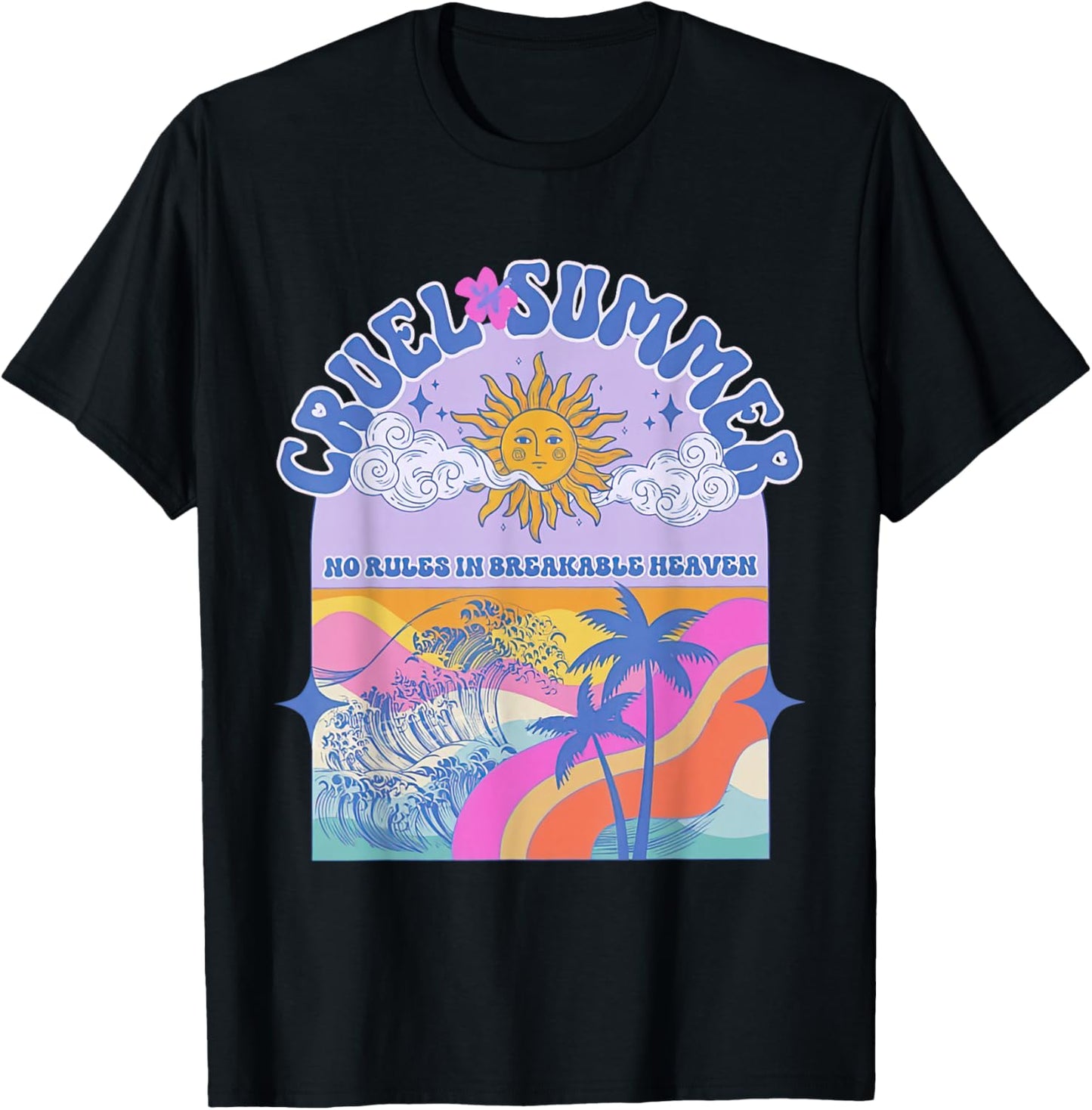 Retro Cruel Summer No Rules In Breakable Heaven T-Shirt - T-Shirt | Black