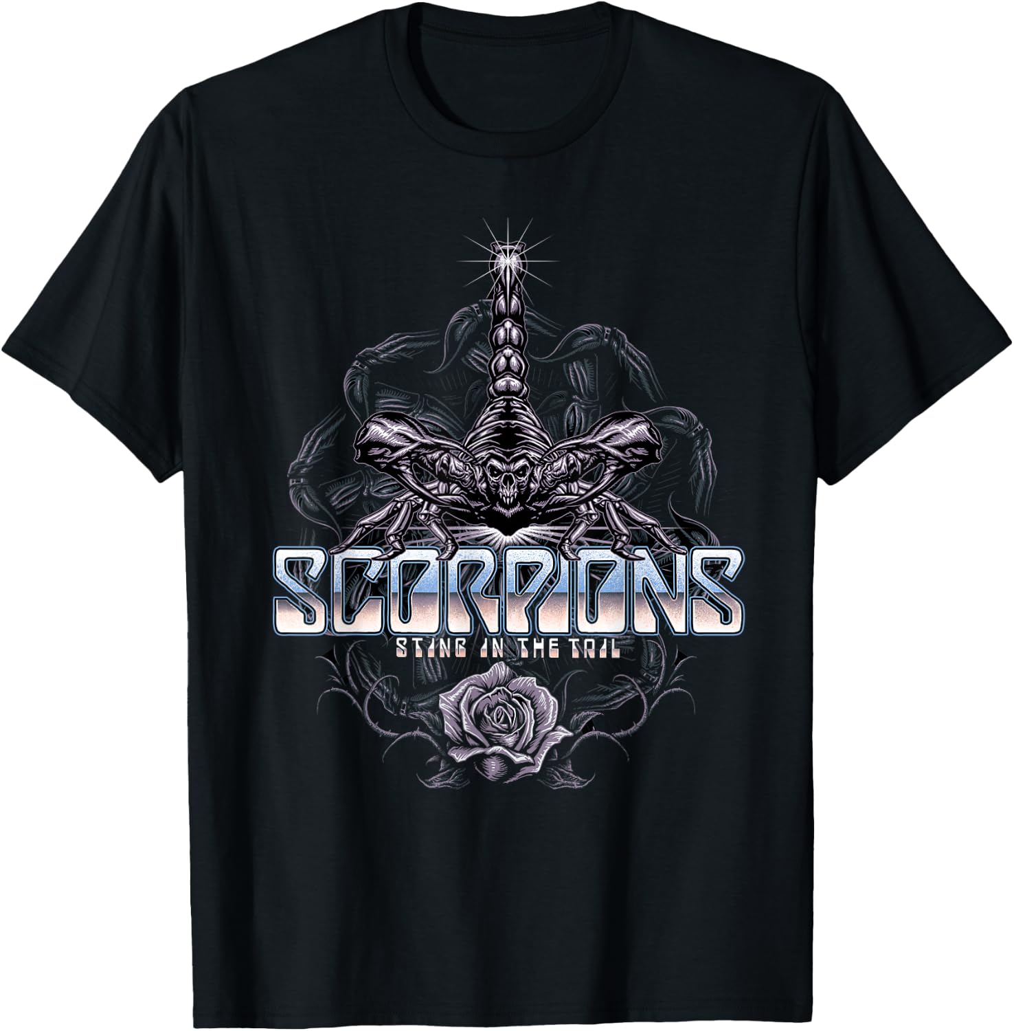 Official Scorpion Standing in the Tail , black T-Shirt - T-Shirt | Black