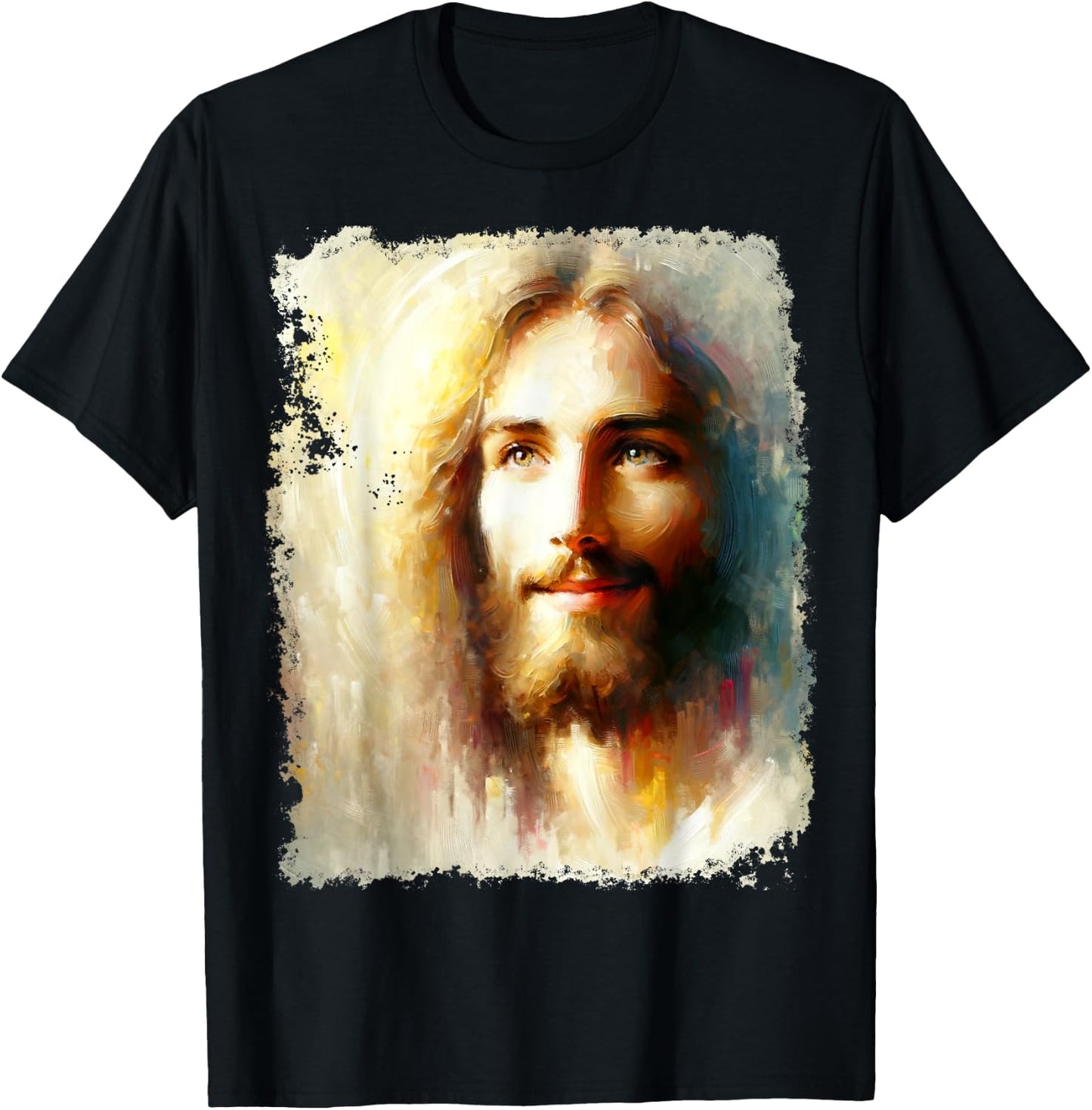Jesus Christ Head T-Shirt - T-Shirt | Black
