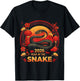 Year Of The Snake 2025 Lunar New Year Chinese New Year 2025 T-Shirt - T-Shirt | Black
