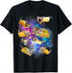Burrito Pizza and Taco Cat in Space - Tacocat Gift , black T-Shirt - T-Shirt | Black