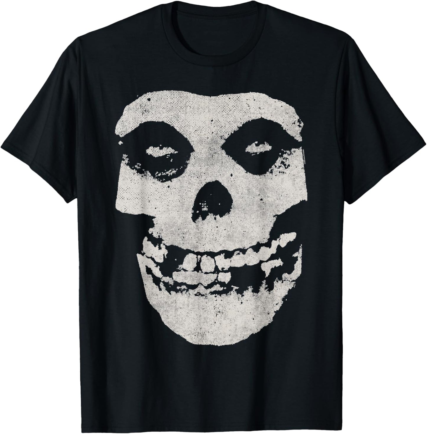 Misfits Distressed Skull , black T-Shirt - T-Shirt | Black